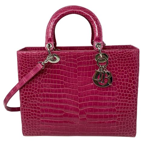 lady dior cocodrilo|lady dior handtasche.